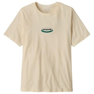 Patagonia 95 Oval Logo T-Shirt T-Shirt f&uuml;r Herren | beige