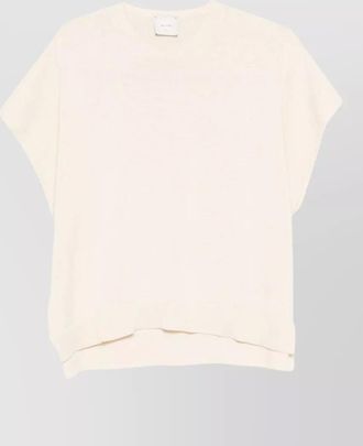 Alysi cotton crew neck short sleeve t-shirt