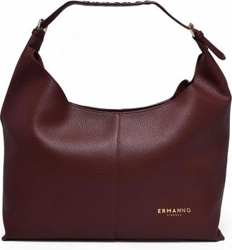Ermanno Scervino Red Veronica Suede-Effect Polyurethane Shoulder Bag