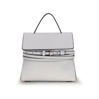 Moschino Tie Me Handbag - Dames - Tassen - Wit - Maat: ONE Size Leer