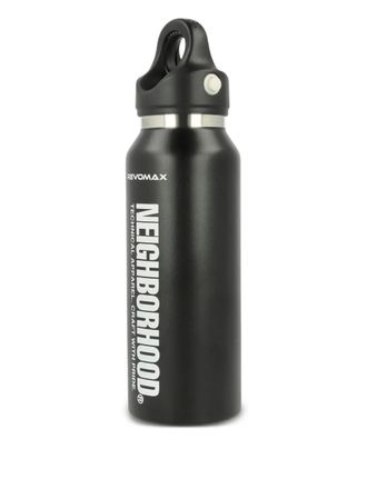 Neighborhood 355ml loop-top insulated bottle - Black