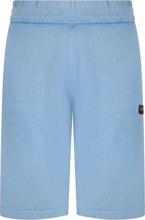 Paul & Shark Korte Broeken, Heren, Blauw, 2Xl, Katoen, Ultralight Poplin Katoenen Bermuda met Trekkoord