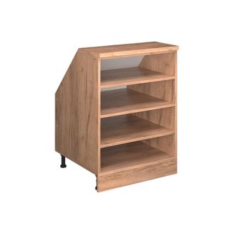 Vicco Armario De Cocina Para Techo Inclinado R-line, Roble Dorado, 60 Cm Con 4 Compartimentos, Carcasa 60 Cm De Profundidad, Vicco