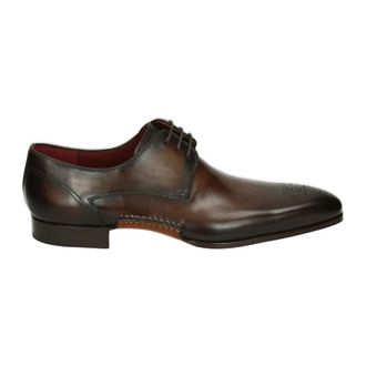 Magnanni Bruin leren zakelijke schoenen - Heren - Nette schoenen - Bruin - 45 EU - Schoenen