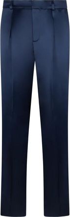 Alberta Ferretti Alberta Ferretti, Slim-fit Trousers, female, Blue, Size: S Straight Pants in Viscose