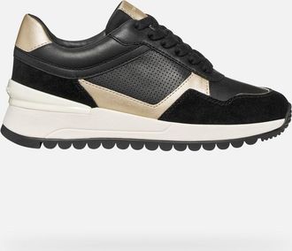 Geox Scarpe Desya Donna Nero/oro Chiaro