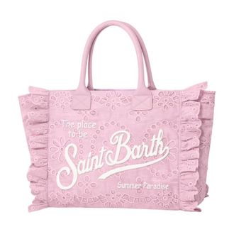 MC2 Saint Barth Tote Bags, female, Pink, Size: ONE SIZE Vanity Volant Bag