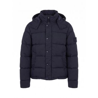 Stone Island Wool Ripstop Ghost Jacket - Heren - Jassen - Blauw - Maat: XL Wol