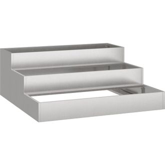 vidaXL Vidaxl - Maceta Para Jard&iacute;n Plateado 90 X 90 X 35 Cm Acero Inoxidable