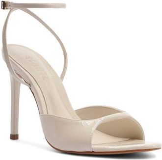 Schutz Arlette Ankle Strap Sandal in Sugar White at Nordstrom, Size 8