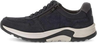 Gabor Schoenen, Heren, Blauw, 40 1/2 EU, Leer, Rollingsoft Sneaker