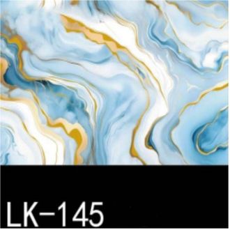 Trade Shop Trade Shop - Efecto De M&aacute;rmol Pegatina Panel Veteado Azul Dorado 120x300cm Par De Paras Paraschize Room