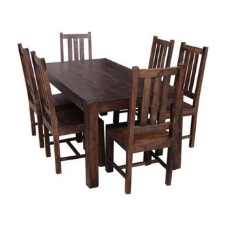 Jaipur Furniture Dining Table without Chairs - Mango Wood - L90 x W175 x H76 cm in Brown