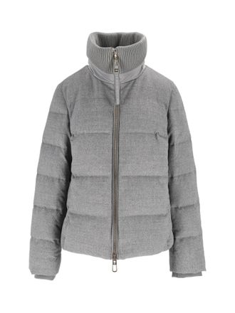 Duno Quilted Cropped Down Jacket