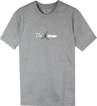 Nike Jordan Air Jordan Round Neck Casual Short Sleeve Gray AO0685-091