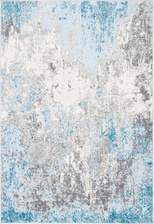 Safavieh Alfombra contempor&aacute;neo de polipropileno gris/azul, 122 x 183 cm