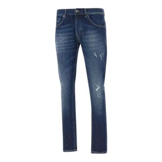Dondup Heren, Jeans, Blauw, Maat: W38 Katoen