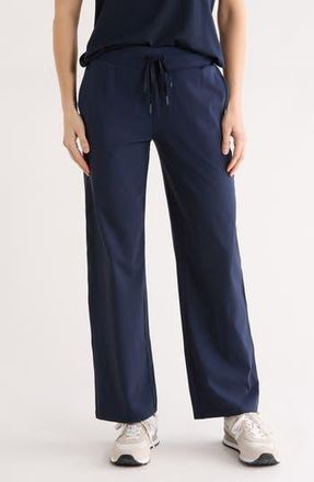Zella On The Move Straight Leg Pants in Navy Sapphire at Nordstrom Rack, Size X-Small