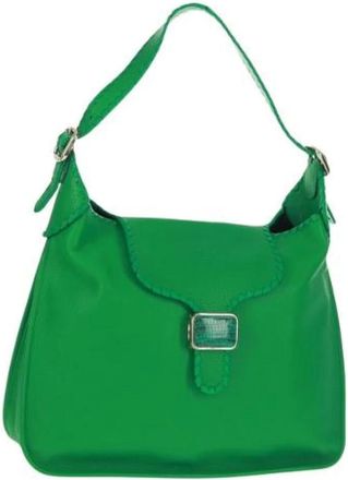 Loewe Pre-owned Shoulder Bags, female, Green, Size: ONE SIZE Pre-owned Leather Shoulder Bag
