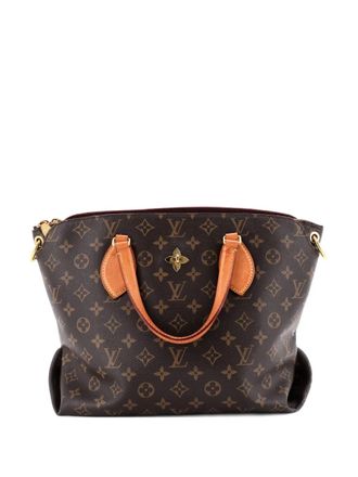 Louis Vuitton Flower Zipped Tote Monogram Canvas MM shoulder bag - Bruin