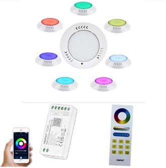 OEM Foco De Piscina Rgb Multicolor De 30 W, Luces Led Sumergibles Ip68 Con Control Remoto Para Decoraci&oacute;n De Piscinas Y Fuentes Navide&ntilde;as