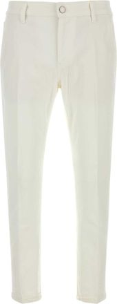 Pantaloni Torino White Stretch Denim Jeans