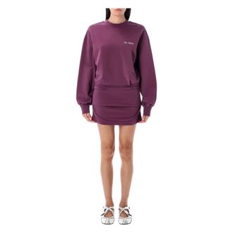 The Attico Dames, Jurken, Paars, Maat: S Fleece