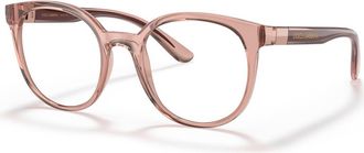 Dolce & Gabbana 51mm Phantos optical glasses in Pink at Nordstrom