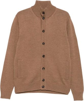 Zanone Hombre, Jerseys, Marrón, Talla: 2XL