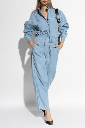 Isabel Marant Denim Jumpsuit Valena, Womens, Light Blue