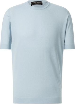 FILIPPO DE LAURENTIIS Ronde hals knitwear - Heren - Ronde hals truien - Blauw - 2XL - Katoen - Truien & Vesten