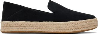 Toms Carolina Suede Black Instappers - Dames - Espadrilles - Zwart - 41 EU - Su&egrave;de - Schoenen