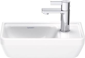 Duravit Duravit - D-neo Lavabo Con Enjuague Manual, 400x220mm, 1 Agujero