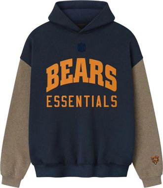 Fear of God x NFL FW25 Bears Sport Hoodie Dark Sapphire Homestead Heather 192NF256422F