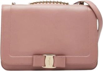 Ferragamo Pre-owned Cross Body Bags, female, Pink, Size: ONE SIZE Pre-owned Shoulder Bag