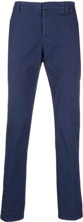 Dondup straight-leg chino trousers - men - Cotton/Elastane/Cotton - 30 - Blue