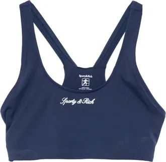 Sporty & Rich Ondergoed, Dames, Blauw, M, Sports BH