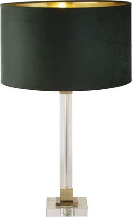 Searchlight Elegante Design Tischlampe Scarborough, Grün/Gold