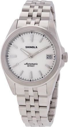 Shinola Circadian Quartz White Dial Mens Watch S0120299740
