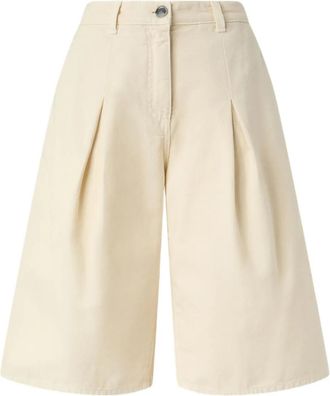 Pinko Beige Cotton Shorts