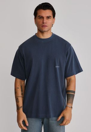 Siksilk Camiseta para Hombres Azul Gr&aacute;fica XXL