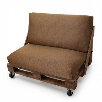 Happers Happers - Set De Cojines Para Palets Asiento 120x80x20 + Respaldo 120x45x25 Arena Naylim Mate
