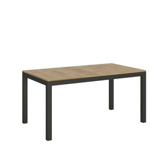 Itamoby Mesa extensible 90x160/420 cm roble natural estructura antracita
