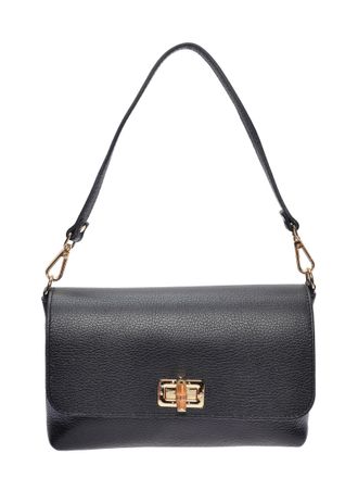 Roberta M Zwart Rundleer Tas