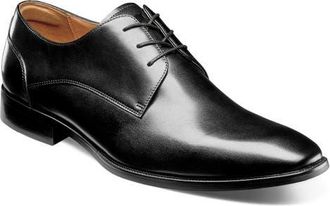Florsheim Sorrento Lux Plain Toe Derby in Black at Nordstrom, Size 10.5