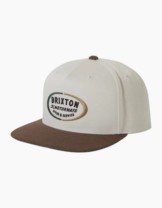 Brixton Mens Brixton Mens Rhett Snapback Baseball Cap - Size: ONE size