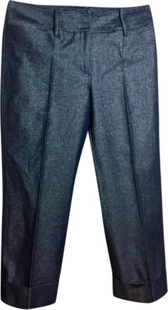 Dolce & Gabbana Metallic Tweed Trousers Size M