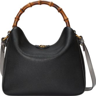 Gucci (WMNS) Gucci Diana Medium Shoulder Bag Black 746124-UAAAY-1092