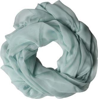 Dolce & Gabbana Zijden Stola Nek Wrap Sjaal - Heren - Zijden sjaals - Groen - ONE Size - Accessoires