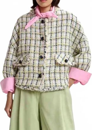 Essentiel Jayden Jacket In Basil Smash